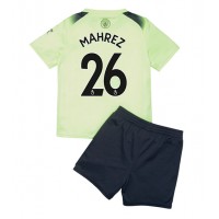 Fotbalové Dres Manchester City Riyad Mahrez #26 Dětské Alternativní 2022-23 Krátký Rukáv (+ trenýrky)